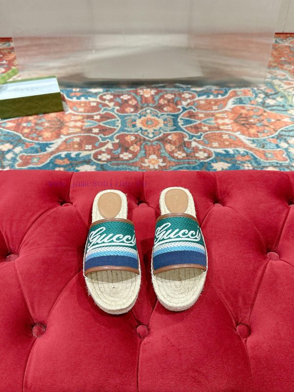 μπλε πεδιλα γυναικεια tamaris | GUCCI Paris 2025 Spring Ines Embroidered Hemp Bottom Fishing Shoes Gucci's "Ines" Hemp Bottom S v6zi5q0w | η τσαντα πρεπει να ειναι ιδιο χρωμα με τα παπουτσια