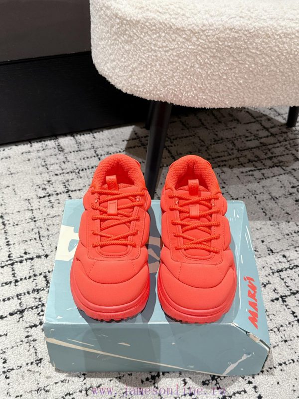 μουγερ μποτακια | Marni X Hoka 25/Co Branded Puff Fat Ding Bread Shoes Casual Sports ShoesHoka And Marni Have Col hd2uv2nu | αλμπερτο μποτια instagram