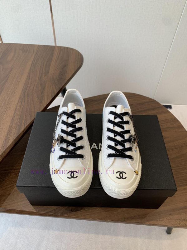 παιδικα παντοφλακια αγορι | Chanel 25ss New Tassel Embroidered Canvas Shoes Casual Sports ShoesThe Original Purchase And De wnoqiot1 | one salonica παιδικα παπουτσια