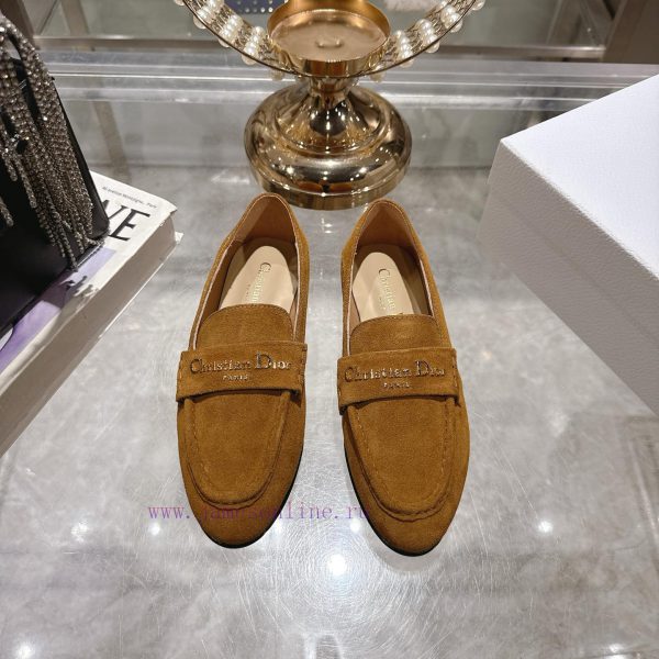 ημιτασιον παντοφλες | 25ss Early Autumn New Dior D-Boy Loafers CD Letter Metal Buckle Flat Ballet Shoes Single ShoeTh g5h2ko6l | tamaeis μποτακια