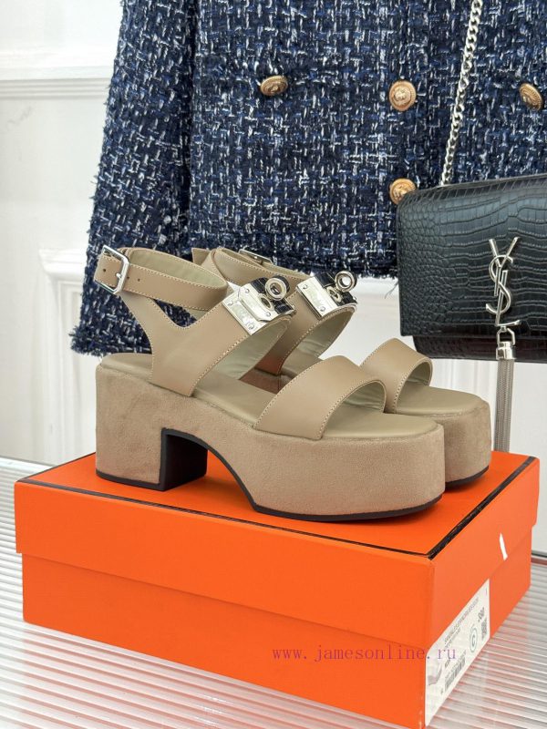 θεμελιωση με μεμονωμενα πεδιλα | Herm è S/Herm è S 25WF New Kelly BuckleWaterproof Platform Thick Soled SandalsWhen Hermes' Clas zq2ytuxa | voi noi μποτες πανω απο το γονατοσουετ