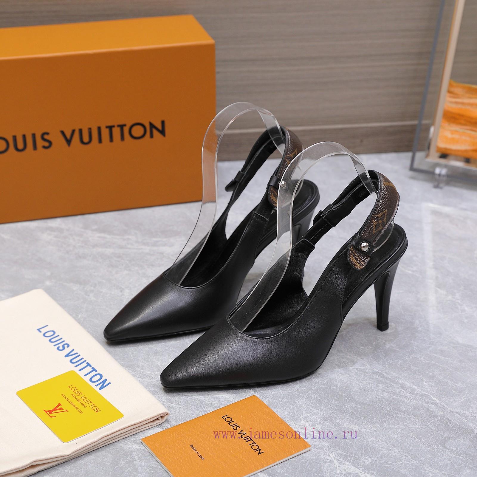 γαλοτσεσ 43 νουμερο | The Most25ss Summer New LOUIS VUITTON Louis Vuitton LV LEGACY Open Heel High Heels And Empty Sa ih8tkt5m | best price γυναικεια παπουτσια - Image 4