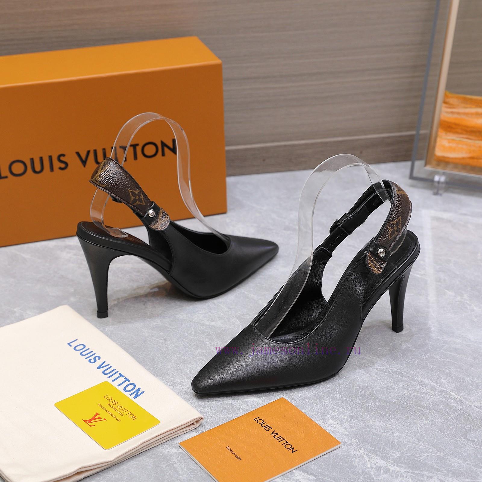 γαλοτσεσ 43 νουμερο | The Most25ss Summer New LOUIS VUITTON Louis Vuitton LV LEGACY Open Heel High Heels And Empty Sa ih8tkt5m | best price γυναικεια παπουτσια - Image 5