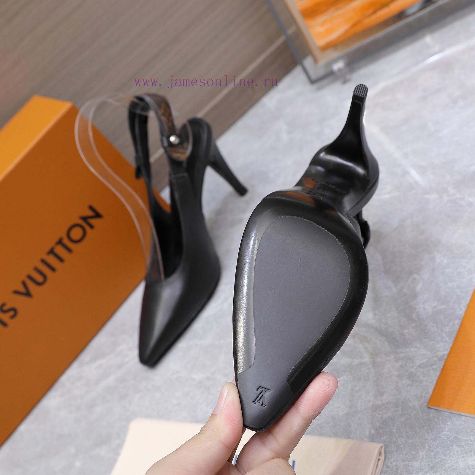 γαλοτσεσ 43 νουμερο | The Most25ss Summer New LOUIS VUITTON Louis Vuitton LV LEGACY Open Heel High Heels And Empty Sa ih8tkt5m | best price γυναικεια παπουτσια - Image 6
