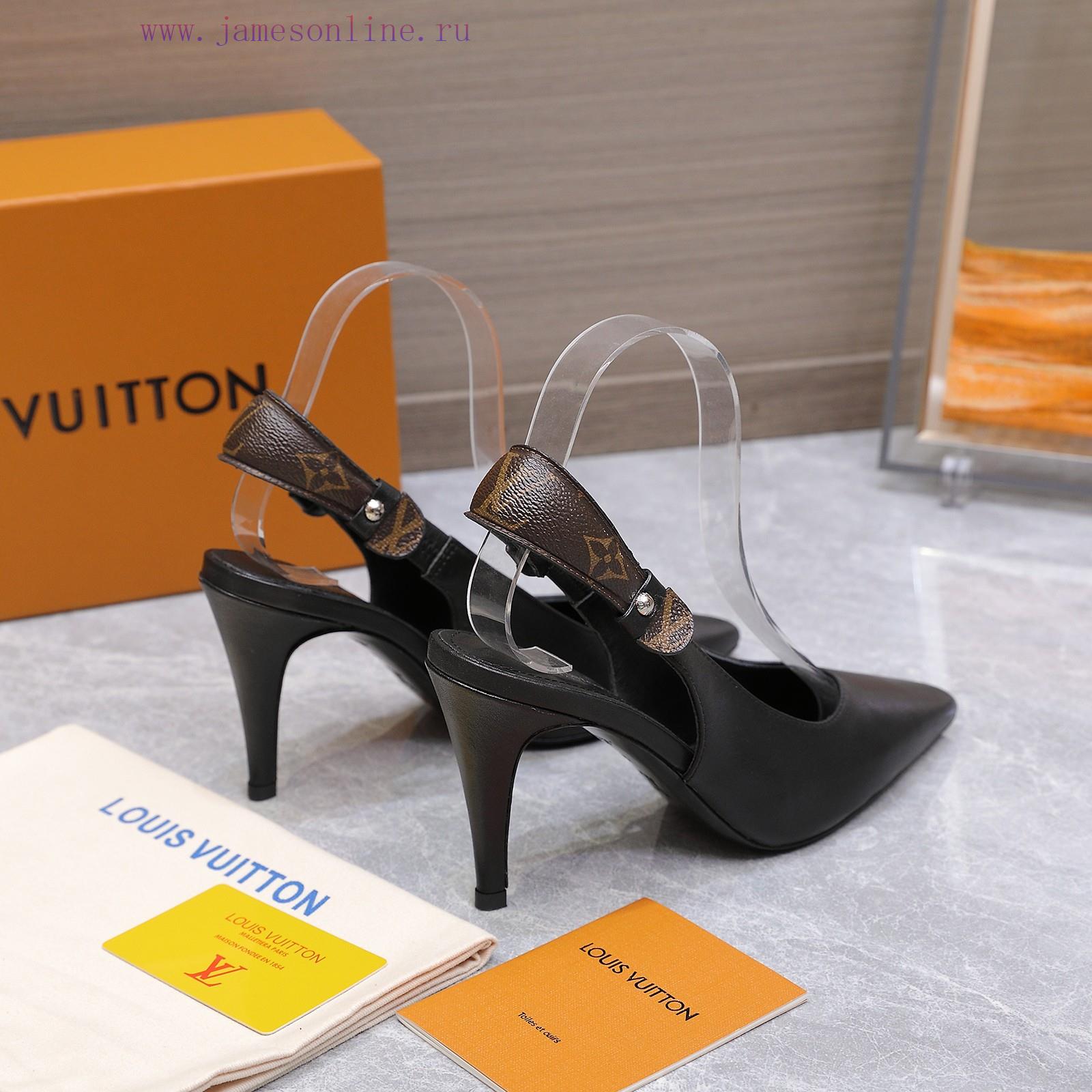 γαλοτσεσ 43 νουμερο | The Most25ss Summer New LOUIS VUITTON Louis Vuitton LV LEGACY Open Heel High Heels And Empty Sa ih8tkt5m | best price γυναικεια παπουτσια - Image 7