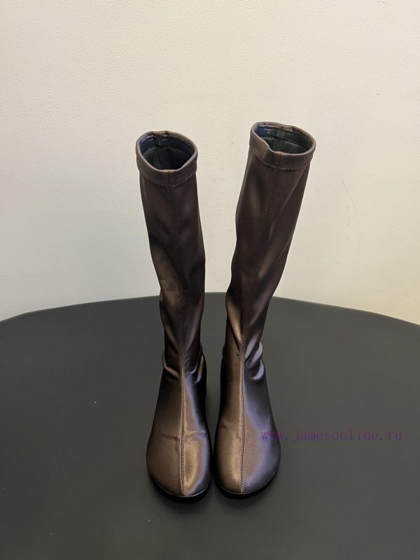 ανδρικα παπουτσια με αγκραφα | Real SilkCowhide 500Carve * Minimalist Style Elastic Long BootsUsing High Elasticity Fabric Tha kabf4dny | τσακιρησ μαλλασ μποτακια με λεπτο τακουνι