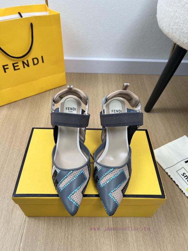 πέδιλα μαύρα χαμηλα | FENDI | 2025 𝐬𝐬FD2025 Spring/Summer Latest Trendy Fashion Style Pointed High Heels Back Empty S gnqylcyh | brands ανδρικων παπουτσιων στα notos