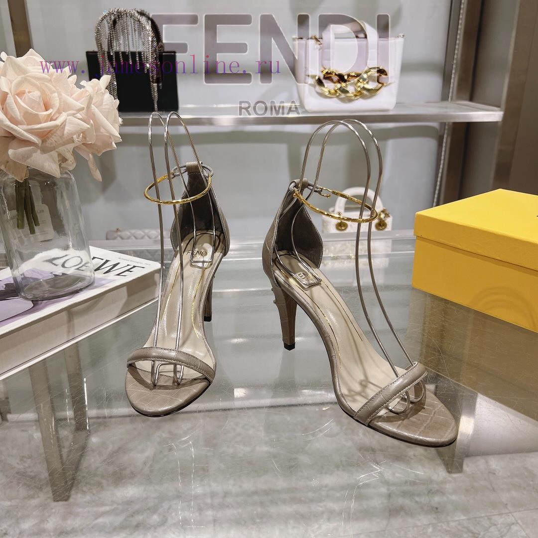 καλογηρου μποτες ψηλες | ② ⓪②④ 𝙁𝙀𝙉𝘿𝙄 | Fendi FENDI Filo Strap Stone Pattern Leather High Heels Sandals〰 〰 〰 〰 Genuine e3if5jsg | galaxy παπουτσια θεσσαλονικη - Image 3