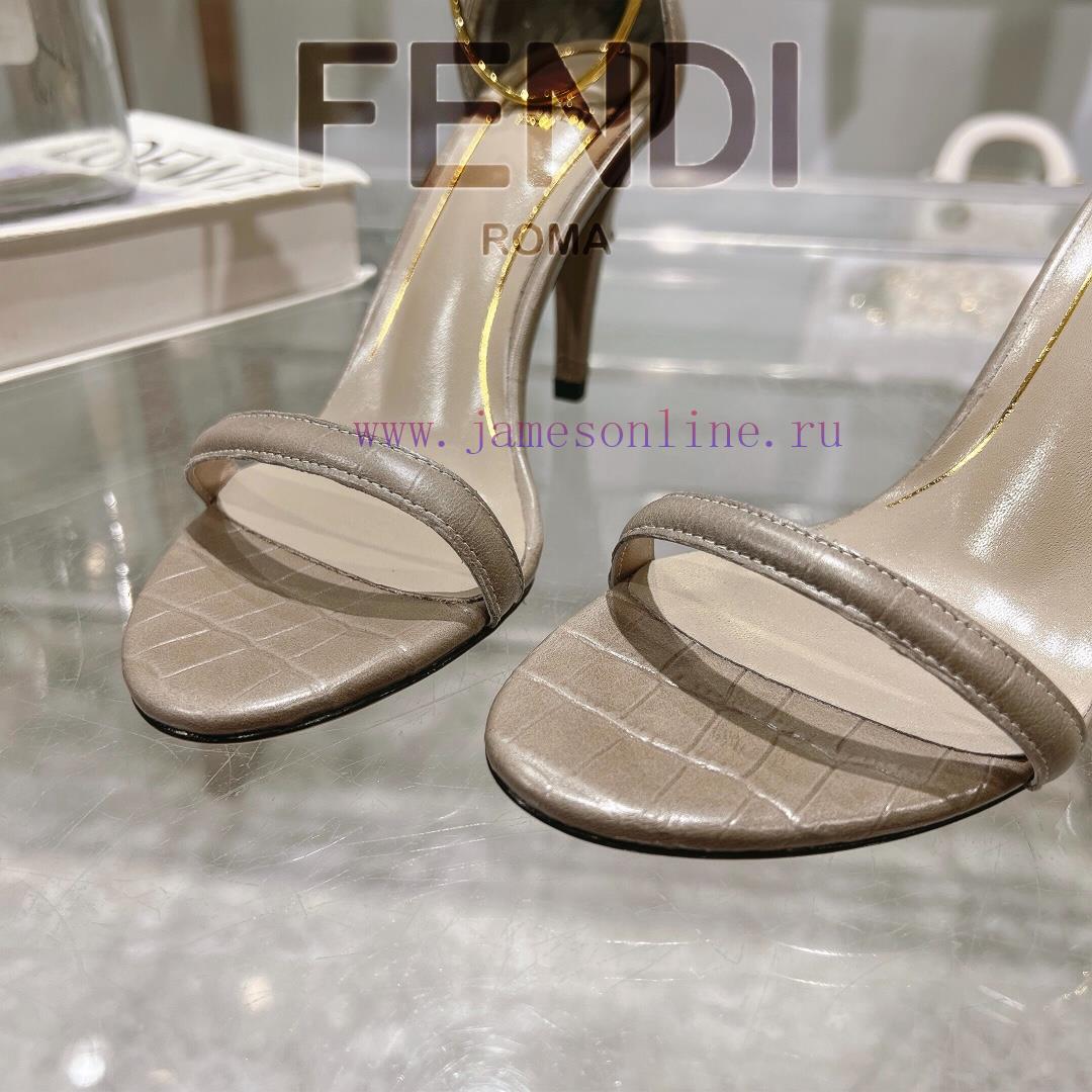 καλογηρου μποτες ψηλες | ② ⓪②④ 𝙁𝙀𝙉𝘿𝙄 | Fendi FENDI Filo Strap Stone Pattern Leather High Heels Sandals〰 〰 〰 〰 Genuine e3if5jsg | galaxy παπουτσια θεσσαλονικη - Image 8