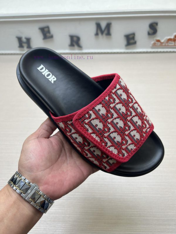 αον προβατο παντοφλες | DIOR~Dior High-quality Slippers2024 Summer Men's High Quality Classic Slippers * This Dior Aqua ga8mkt4b | αρβυλακια με κορδονια μποτα