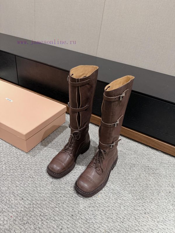 βερμαχτ μποτα | Top Qualitymiumiu Fw24 New Arrival～Miu Miu 24 Autumn/Winter Show Long Boots New ProductClassic 9daigvh0 | ταμαρι σ πεδιλα