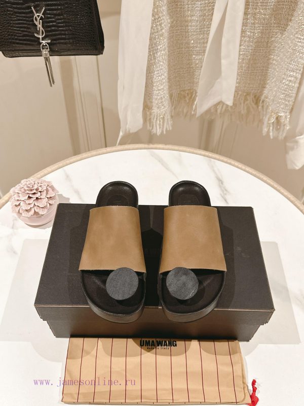 λουκ με μποτες κατω απο το γονατο | [The Highest Quality In The Market] Strong Promotion Of Uma Wang Dark Ballet Shoes With Thick S t1vk129m | ημι μποτες ιππασιας δερμα πατρα