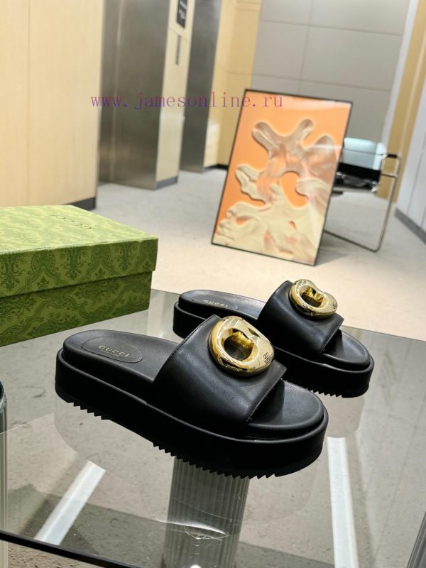 ζαπατοσ γοβεσ | Full Year Shipment Gucci's Latest Limited Edition Thick Soled Slippers Of Top Quality Are Avail 9nc0kf0w | μποτεσ με μεγαλη περιφερεια γαμπασ