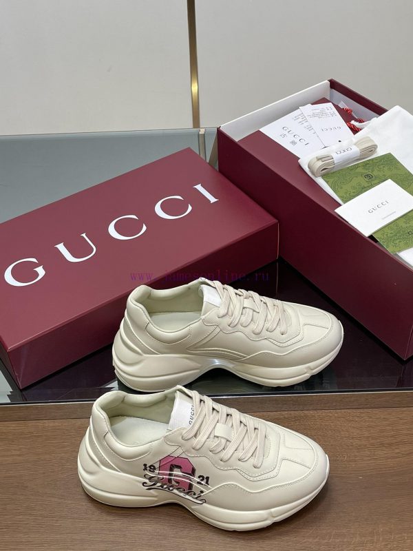 cut out πεδιλα | Gucci 2025 Early Spring Gucc'i Rhyton Collection Iconic G 1921 Printed Dad Shoes Autumn And Win 4mxjeykq | βαφη για υφασμα παπουτσια