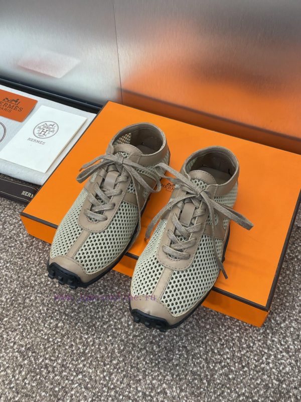 μεγεθη παπουτσιων us | Hermes 2025 Spring/Summer New Kikhu Lace Color Blocked Flat Ballet Single Shoes Hermes Square H vrviaitw | η πολη στολιζεται με μποτα