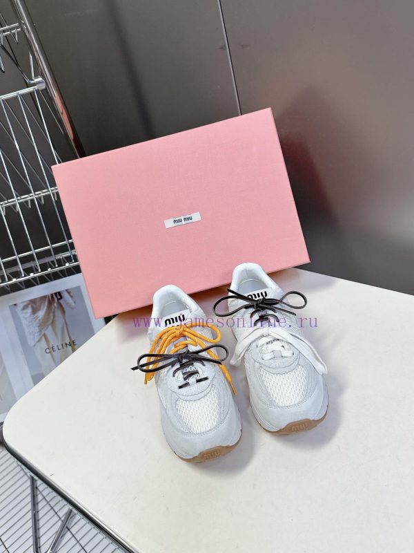 ροκ παπουτσια | Miumiu American Retro Style Dad Shoes Sports Shoes~A Must-have For Hot Sports Shoes With Good L y7e36ic8 | ασημενια αθλητικα παπουτσια