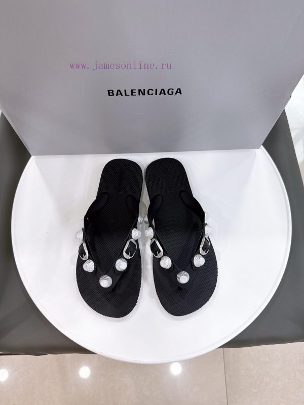 τακουνια louboutin | Size36-42Balenciaga 25ss Spring/summer New Rivet Flip Flops Sandals From BalenciagaParisian Mai frd4fwwe | relax shoes skroutz μποτες