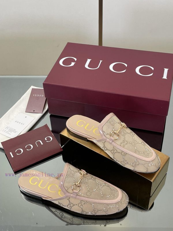 πλατφορμεσ παντοφλεσ στα αγγλικα | 2025 Early Autumn New GUCCi High End Boutique Half Slippers Gucci Lacquer Leather G G Crystal M 18j482rx | θελω να ανοιξω μαγαζι με παιδικα παπουτσια