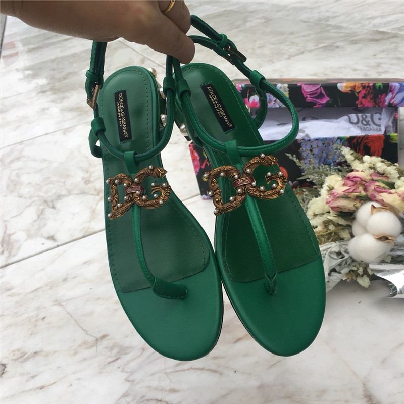 D&G AMORE FLAT SANDAL - Image 6