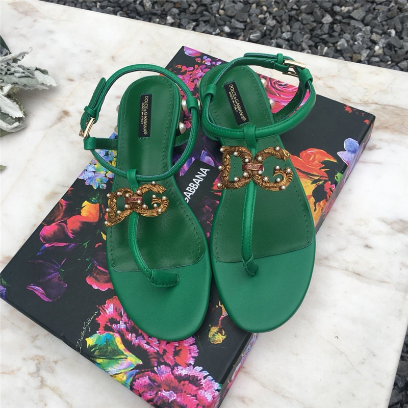 D&G AMORE FLAT SANDAL - Image 2
