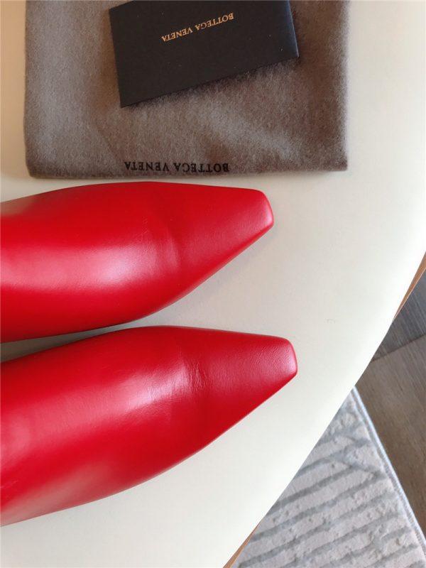 Bottega Veneta block heel sandals red - Image 7