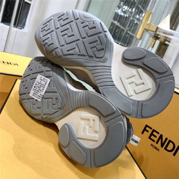 FFluid Suede and Mesh Sneakers - Image 5