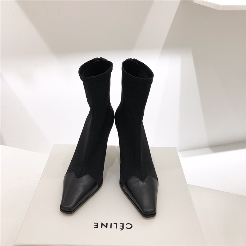 celine high heel booties - Image 4