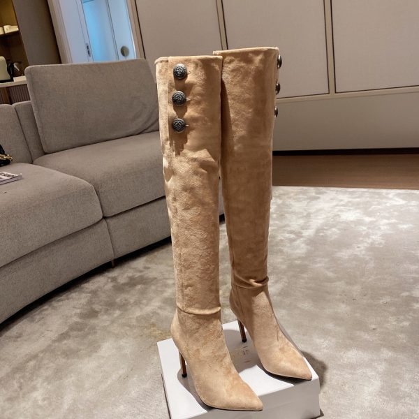 balmain over the knee boots