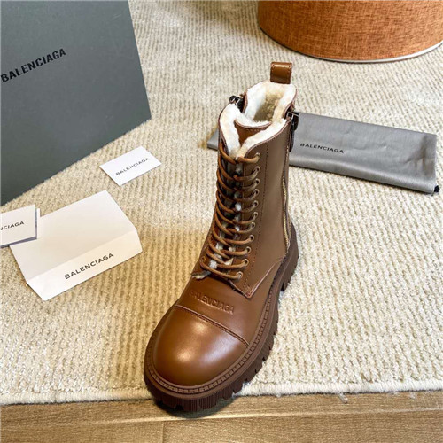 Balenciaga lace up Martin boots - Image 8