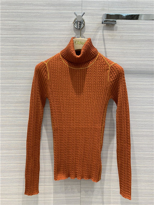 chloe turtleneck wool sweater