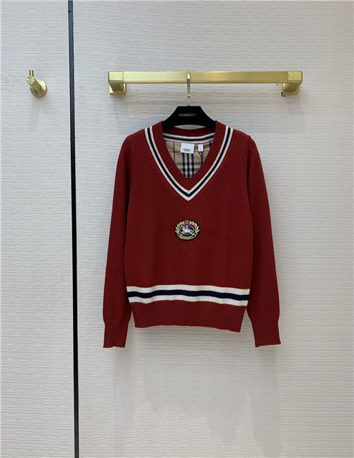 burberry embroidered sweater