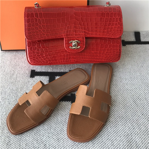 hermes flat slippers womens - Image 4