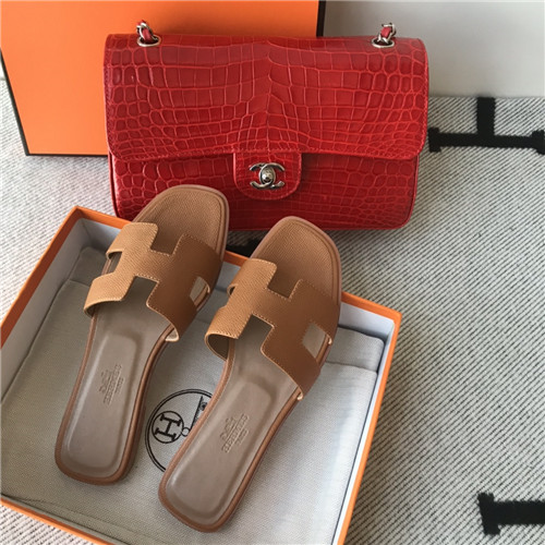 hermes flat slippers womens - Image 6