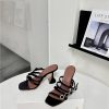amina muaddi awge heels sandals
