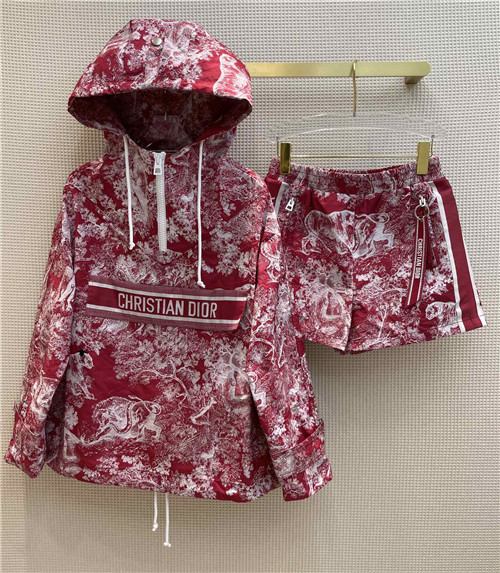 dior ink painting hooded jacket - Image 4