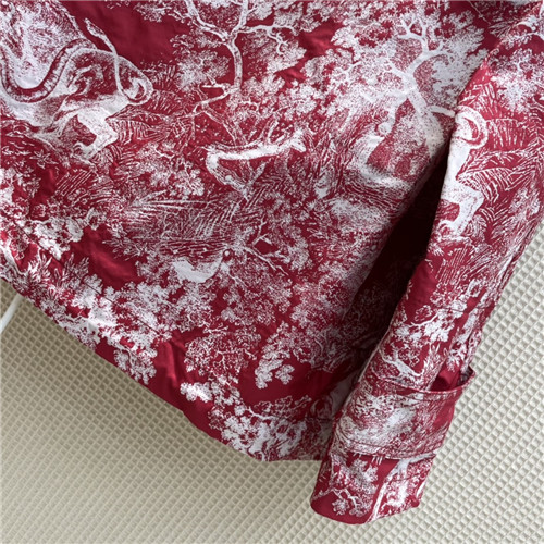 dior ink painting hooded jacket - Image 3