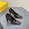 fendi square heel high heels