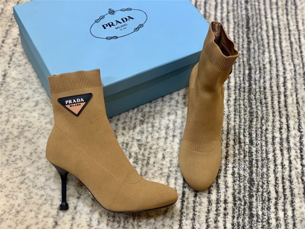 prada socks logo stretch boots - Image 5