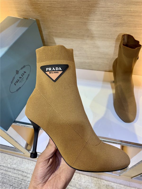 prada socks logo stretch boots - Image 6