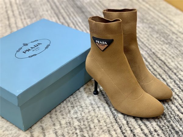 prada socks logo stretch boots - Image 3