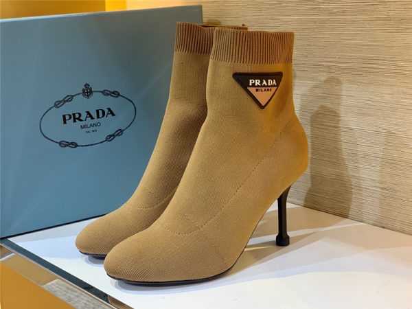 prada socks logo stretch boots - Image 2