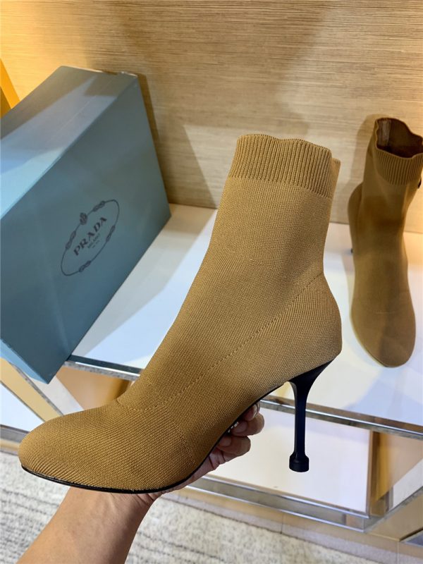 prada socks logo stretch boots - Image 8