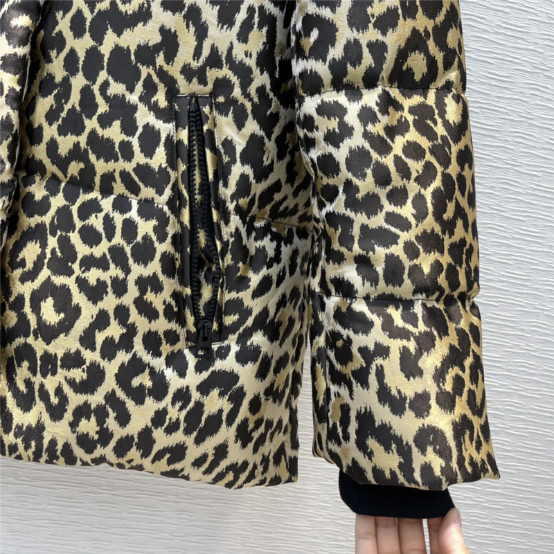 dior hooded leopard down jacket - Image 9