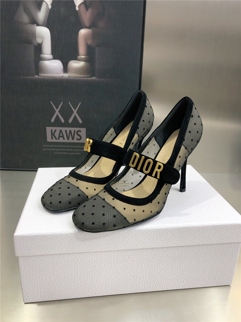 dior D letter logo sandals