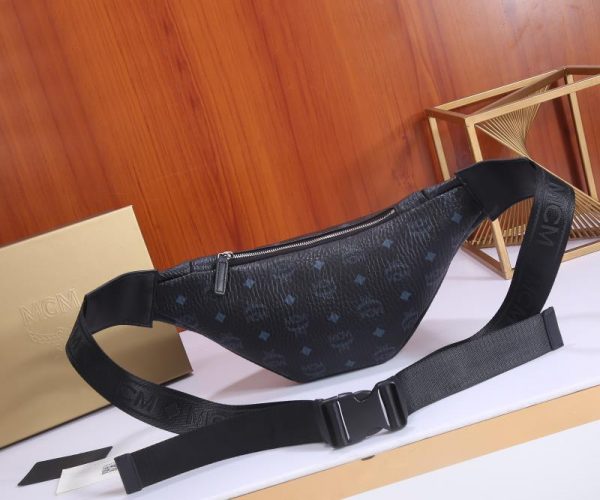 Mcm Stark Visetos Belt Bag Black - Image 3