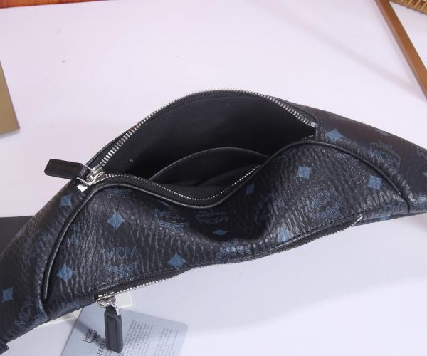 Mcm Stark Visetos Belt Bag Black - Image 9