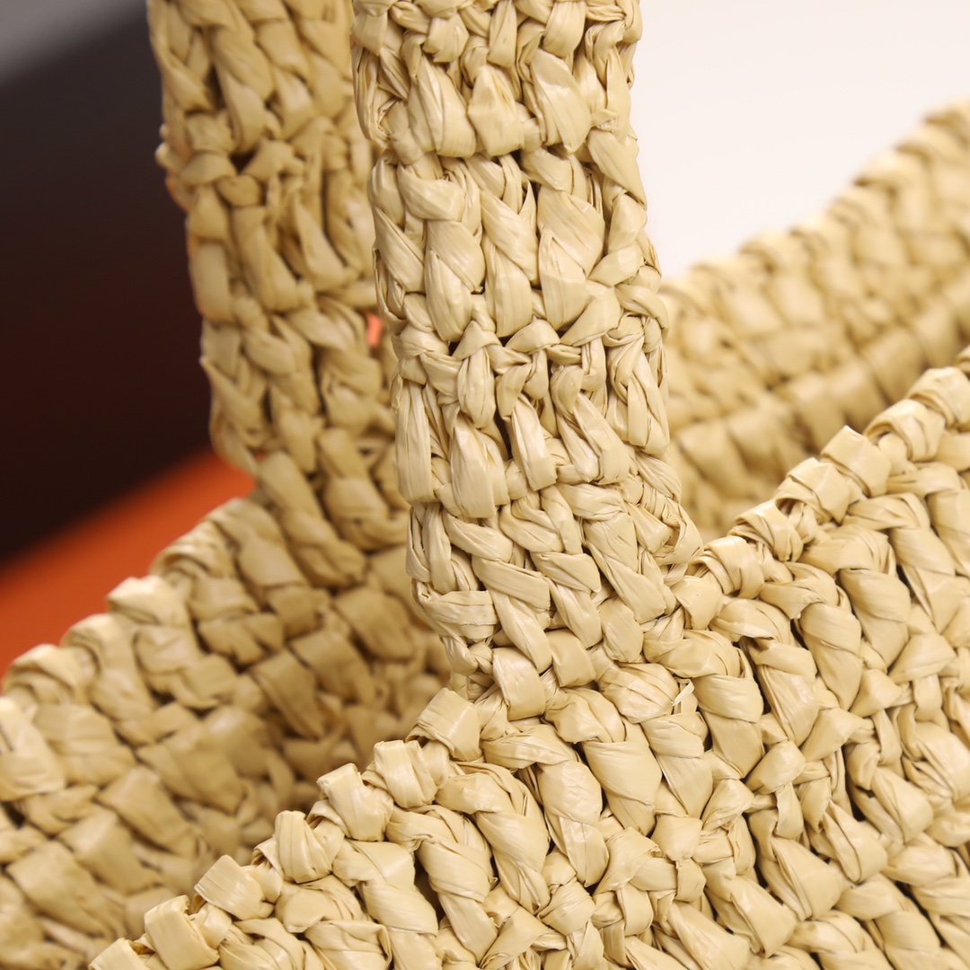 YSL Yves Saint Laurent ???? ?????? ???? ??? raffia crochet - Image 3