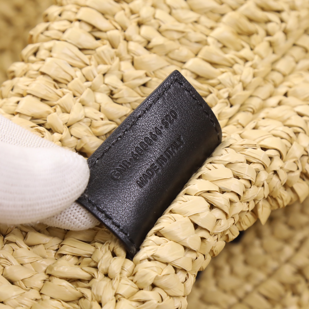 YSL Yves Saint Laurent ???? ?????? ???? ??? raffia crochet - Image 6