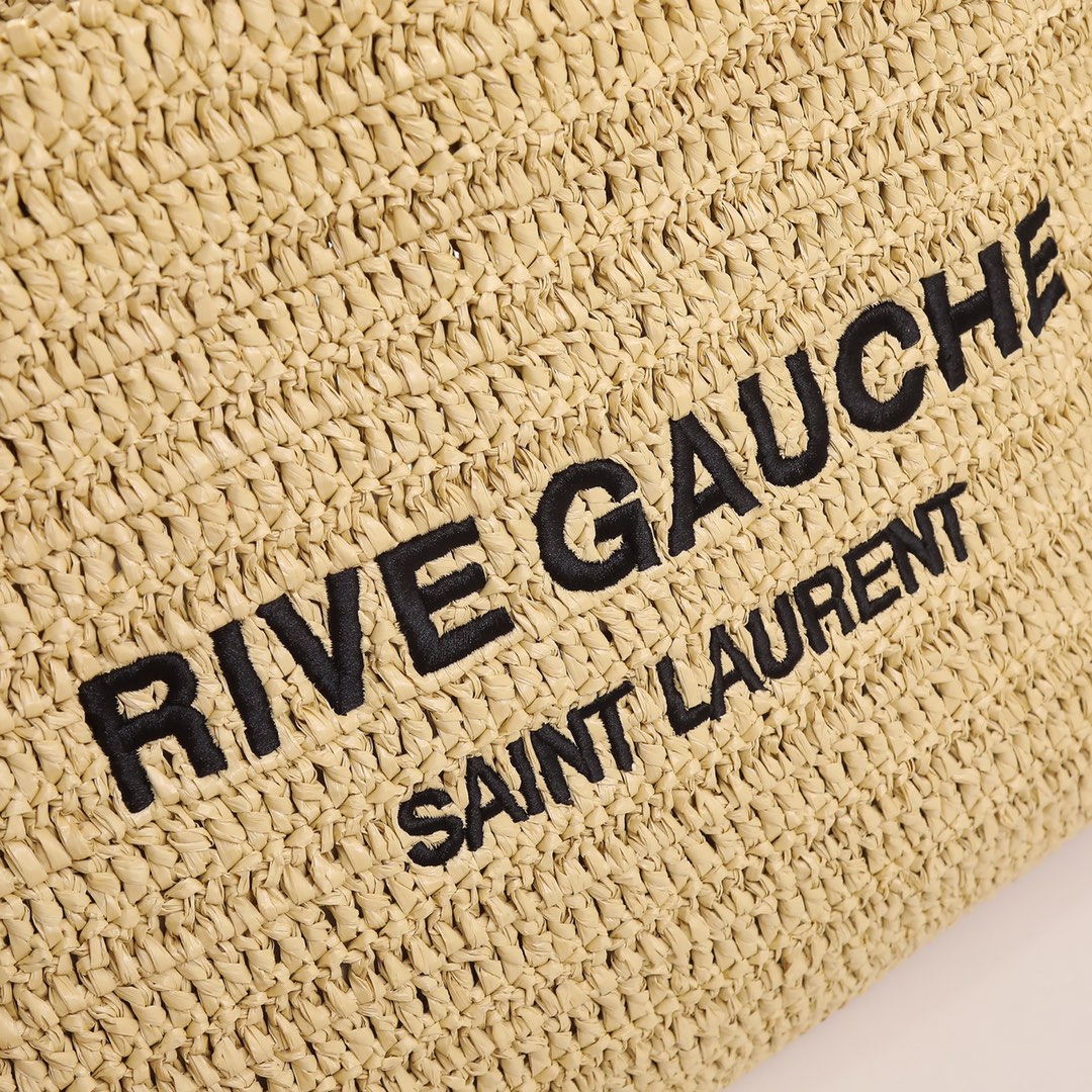 YSL Yves Saint Laurent ???? ?????? ???? ??? raffia crochet - Image 12