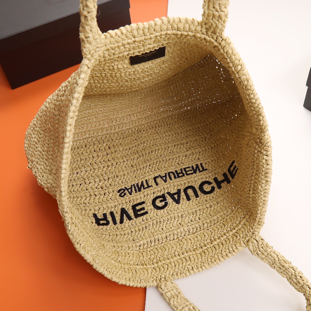 YSL Yves Saint Laurent ???? ?????? ???? ??? raffia crochet - Image 15